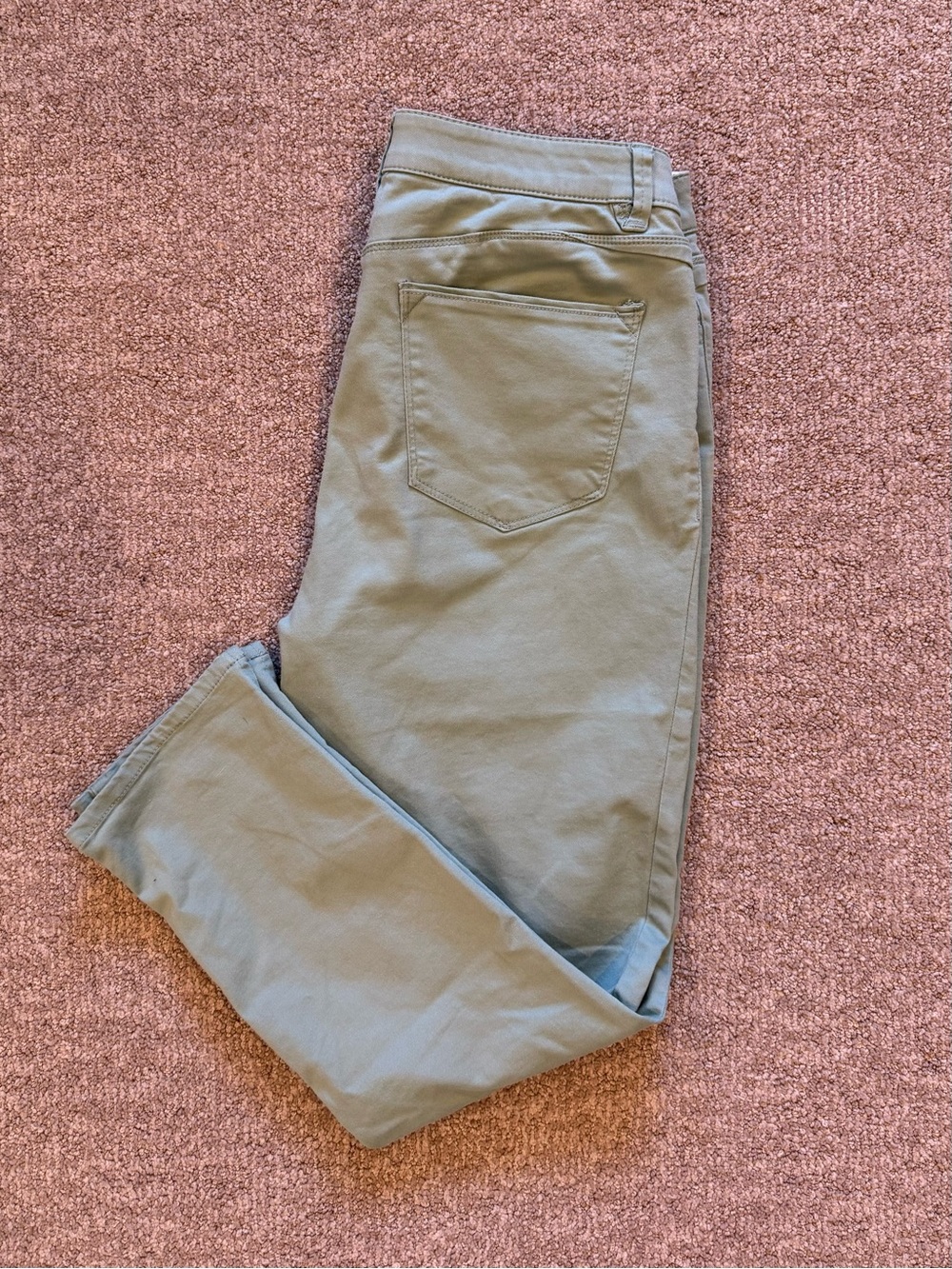 Women’s Straight Fit Olive Green Jeans
